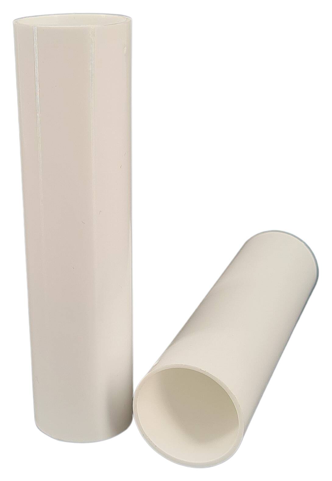 E14 plastic candle sleeve 26x100 glossy white
