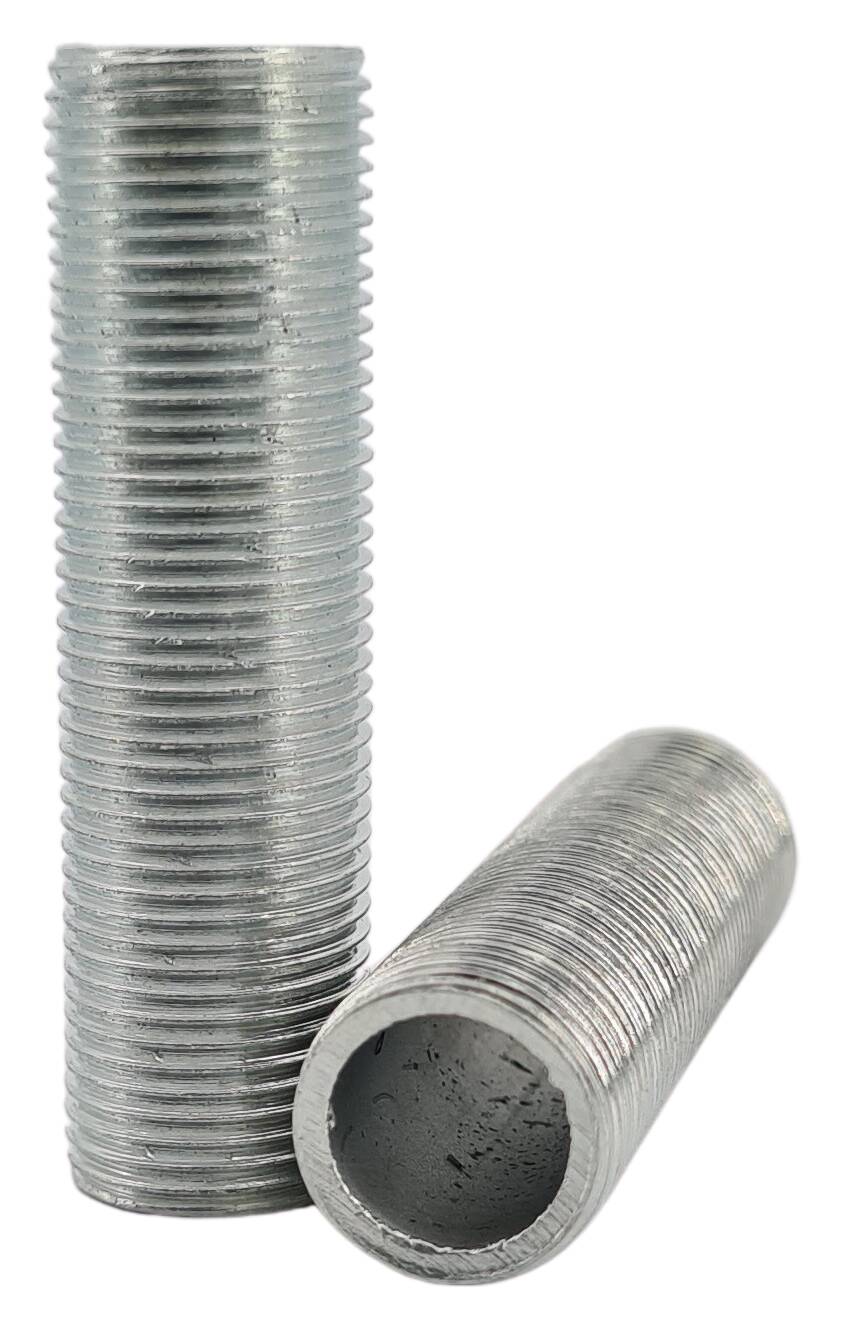iron thread tube M13x1x50 round zinc