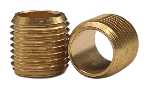 brass thread tube M10x1x15 round raw