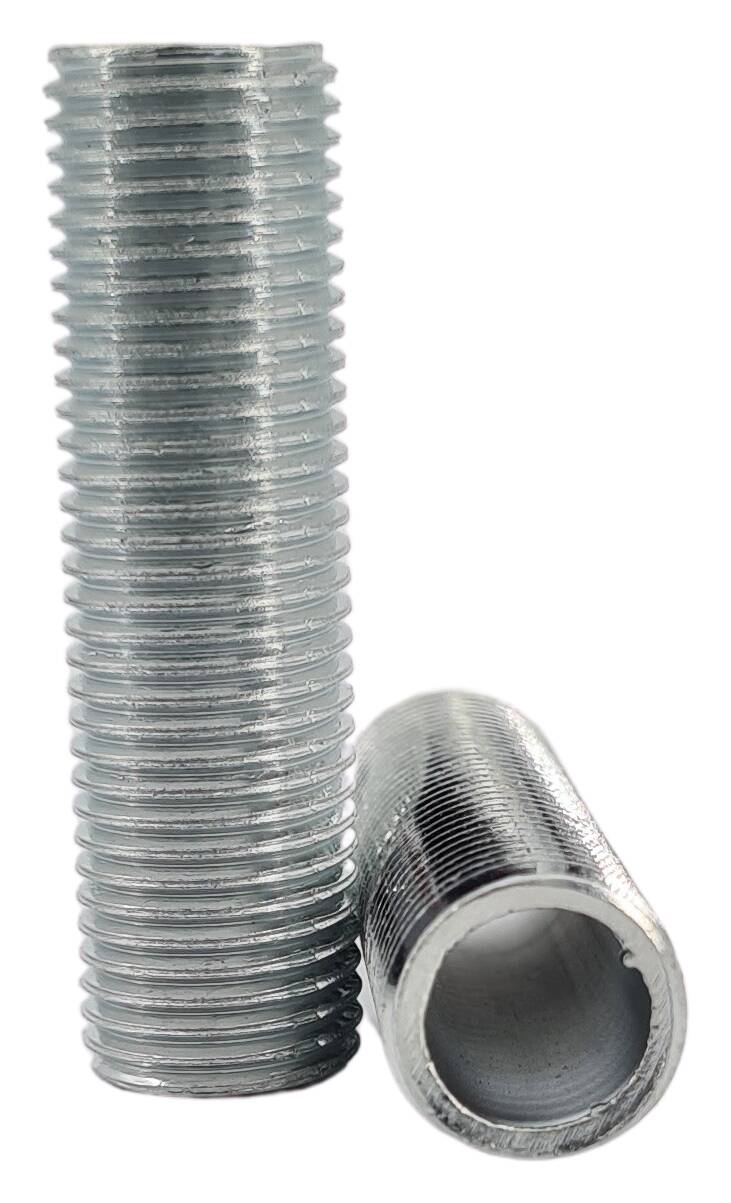 iron thread tube R¼"x60 round zinc