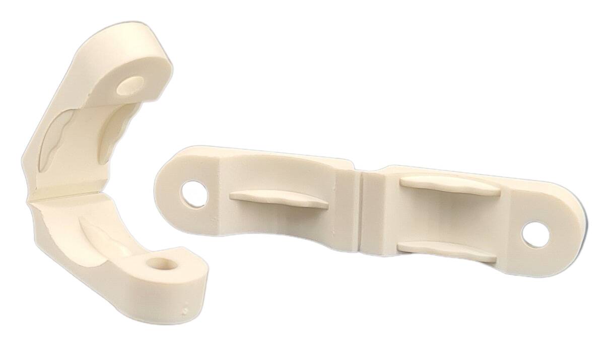 cable clamp 9,5x20 incl. screw 2,9x16 white