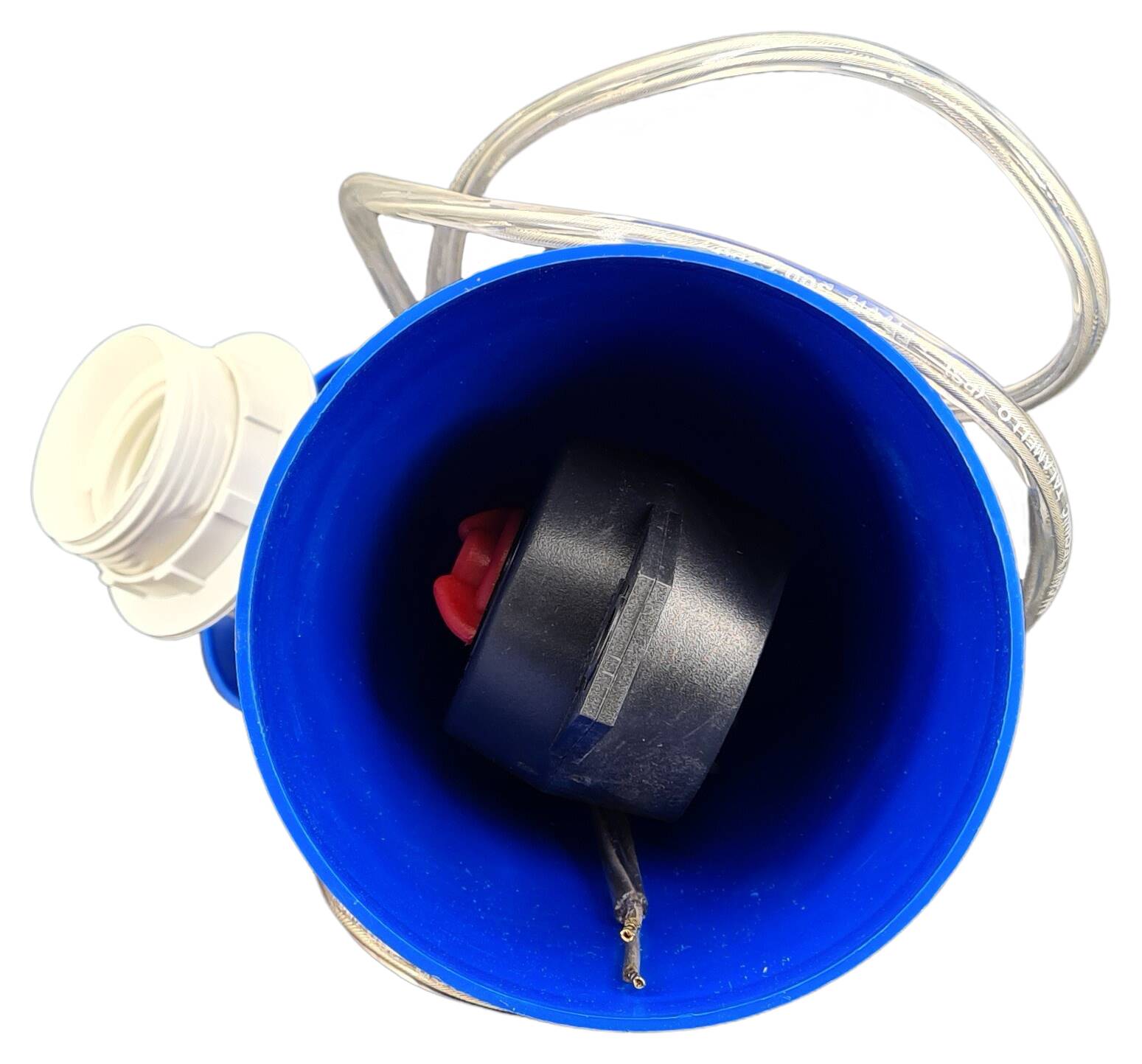 Pendel Derby blau/Kabel transparent m. montierter  Fassung E27 höhenverstellbar 30 95 01