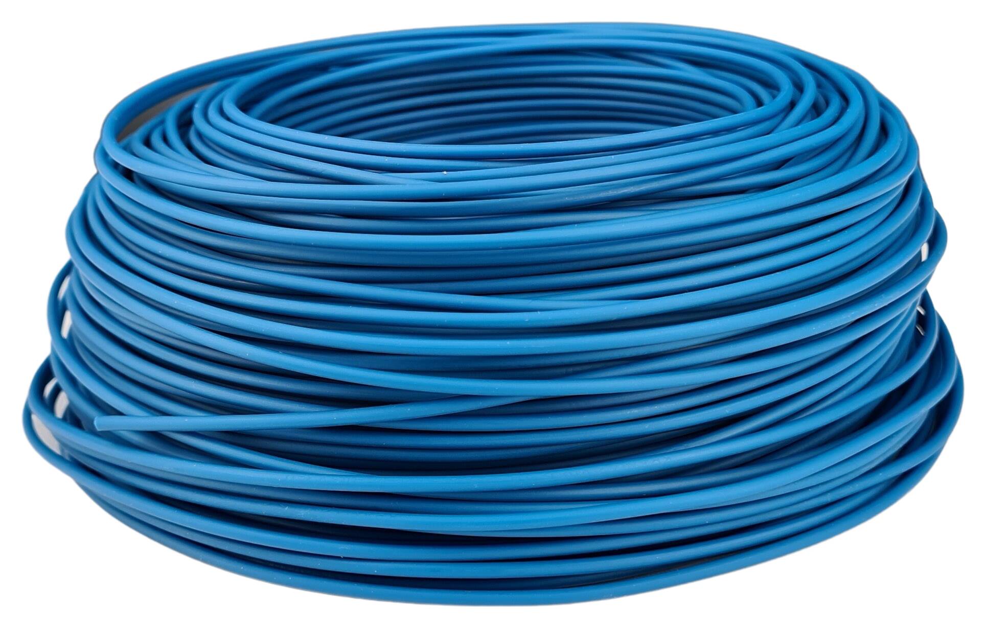 cable 1x0,75 H05V2-U rigid blue