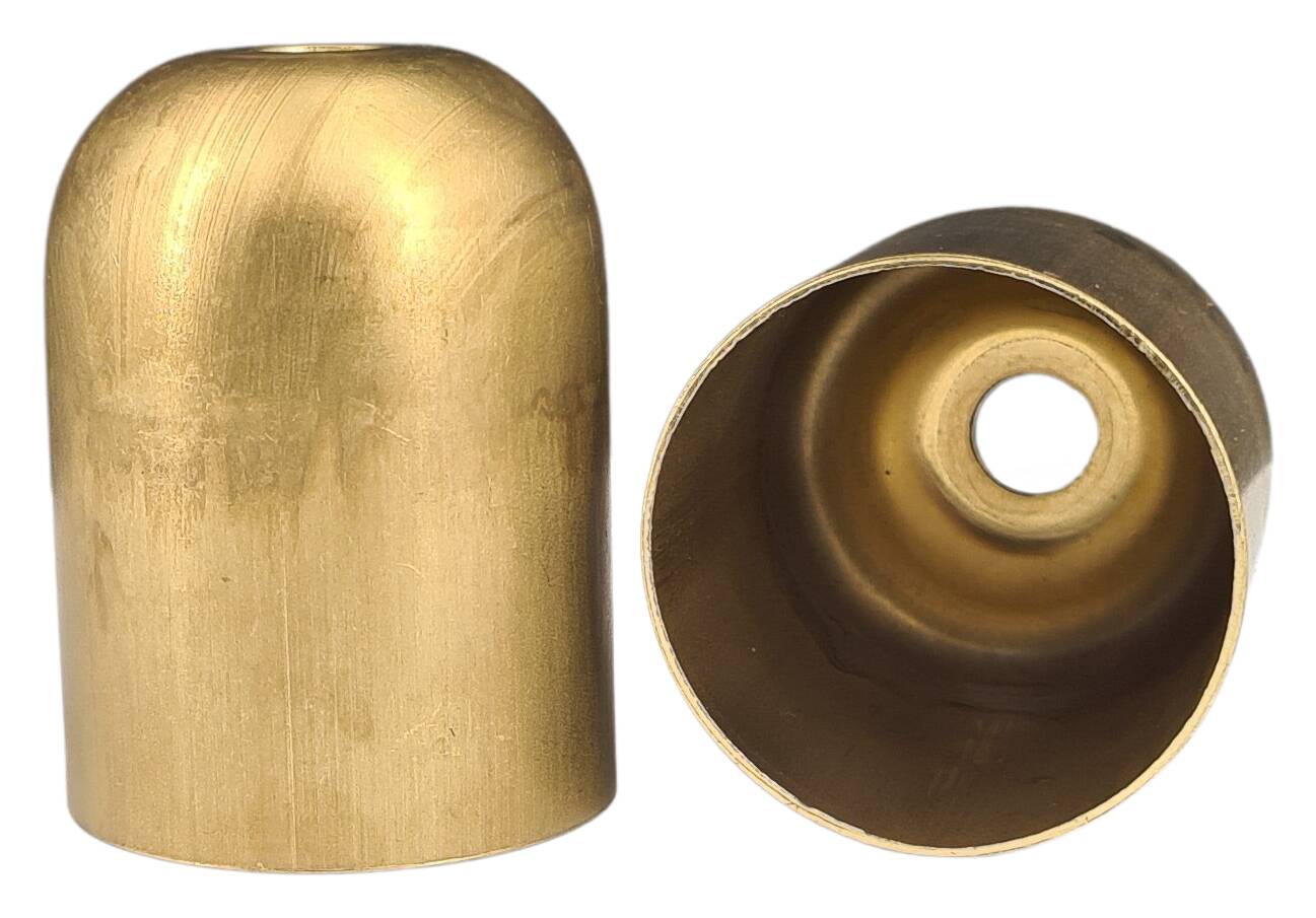 brass cladded socket sleeve 43x57 MH10,5 for socket E27 raw  brass cladded socket sleeve 43x57  MH10,5 for socket E27 raw