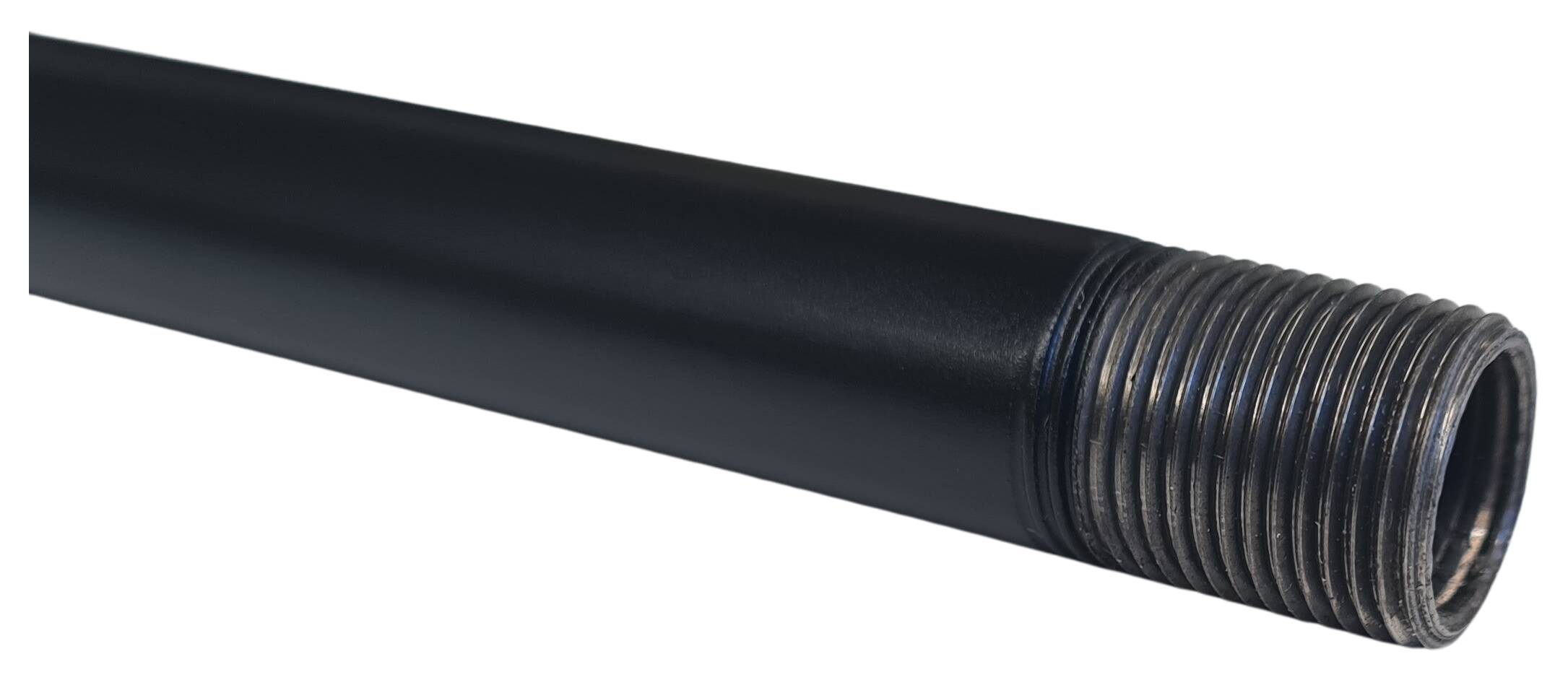 iron tube 12,8x1200 with M13x1 male 00/16 black-powdered