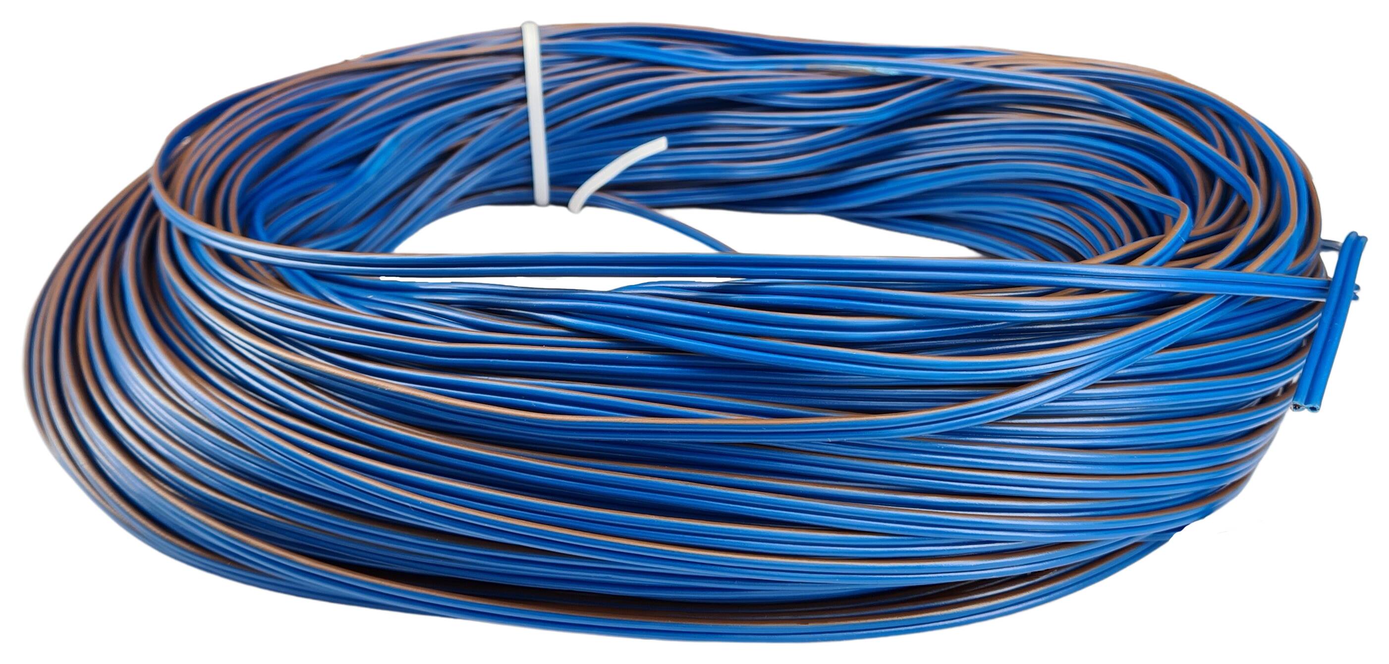strand cable 2x0,50 Nyfaz flexible blue/brown