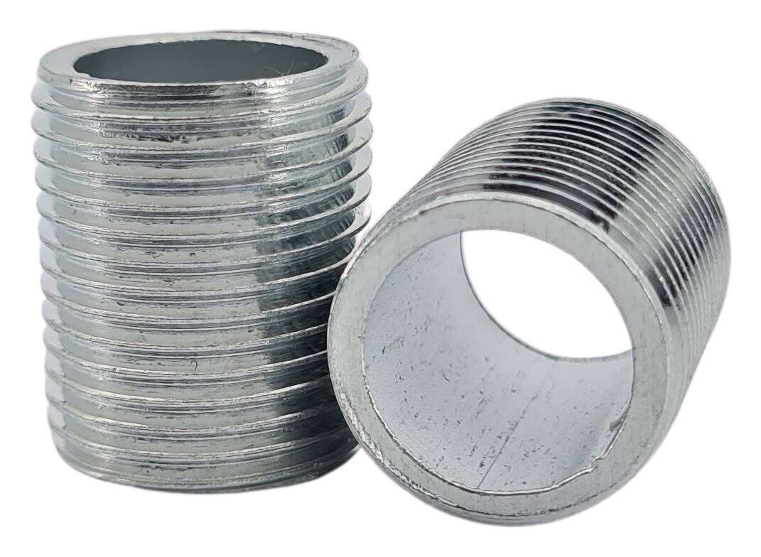 "iron thread tube R3/8""x30 round zinc"