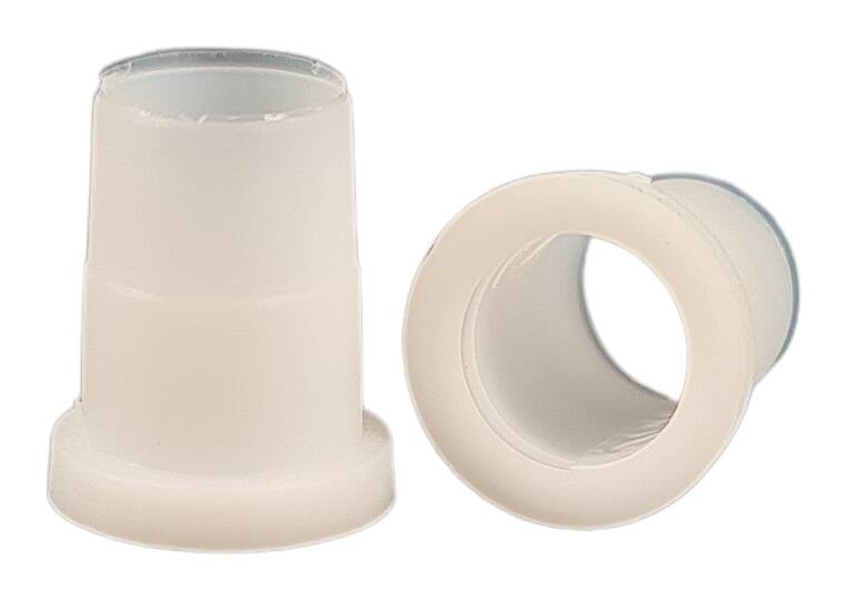 clear grommet 9x10 "heat-resistant" through 6,5 mm tube Ø 10 mm external