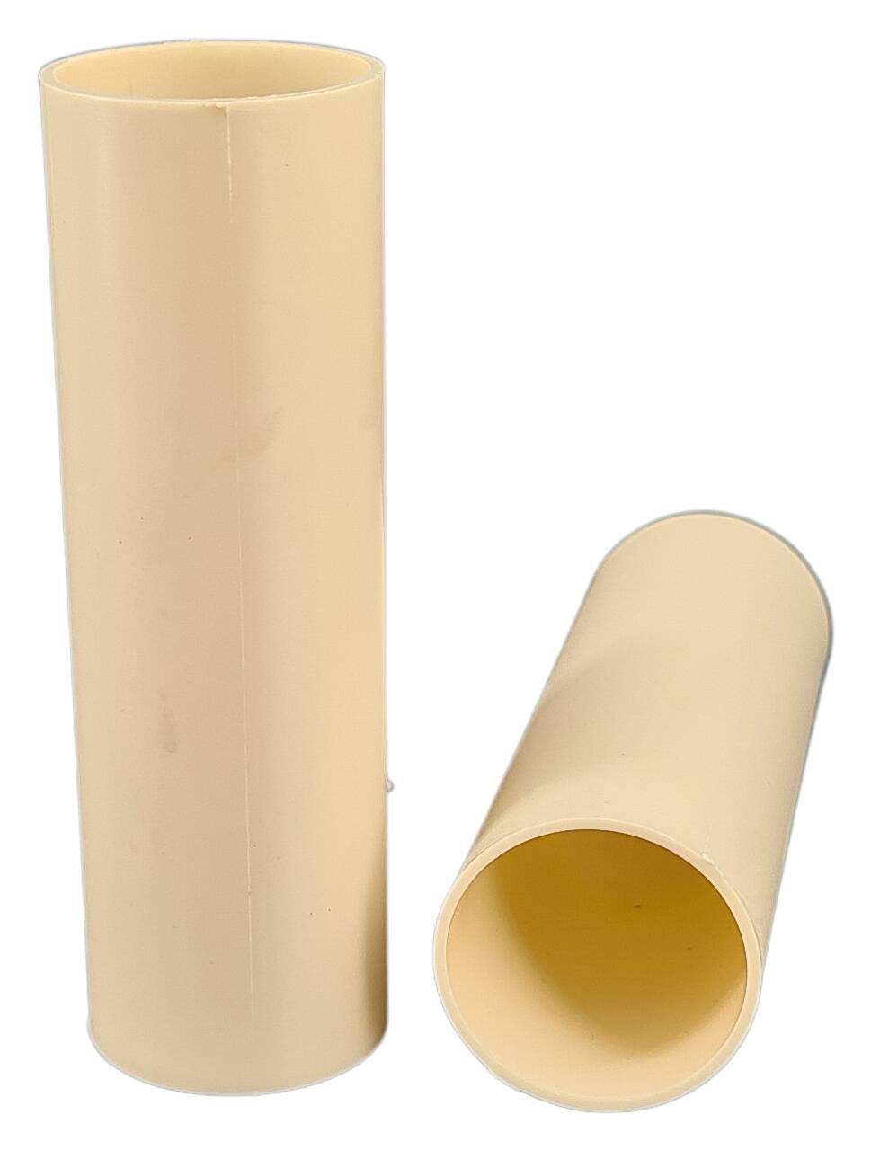 E14 plastic candle sleeve 26x65 glossy ivory