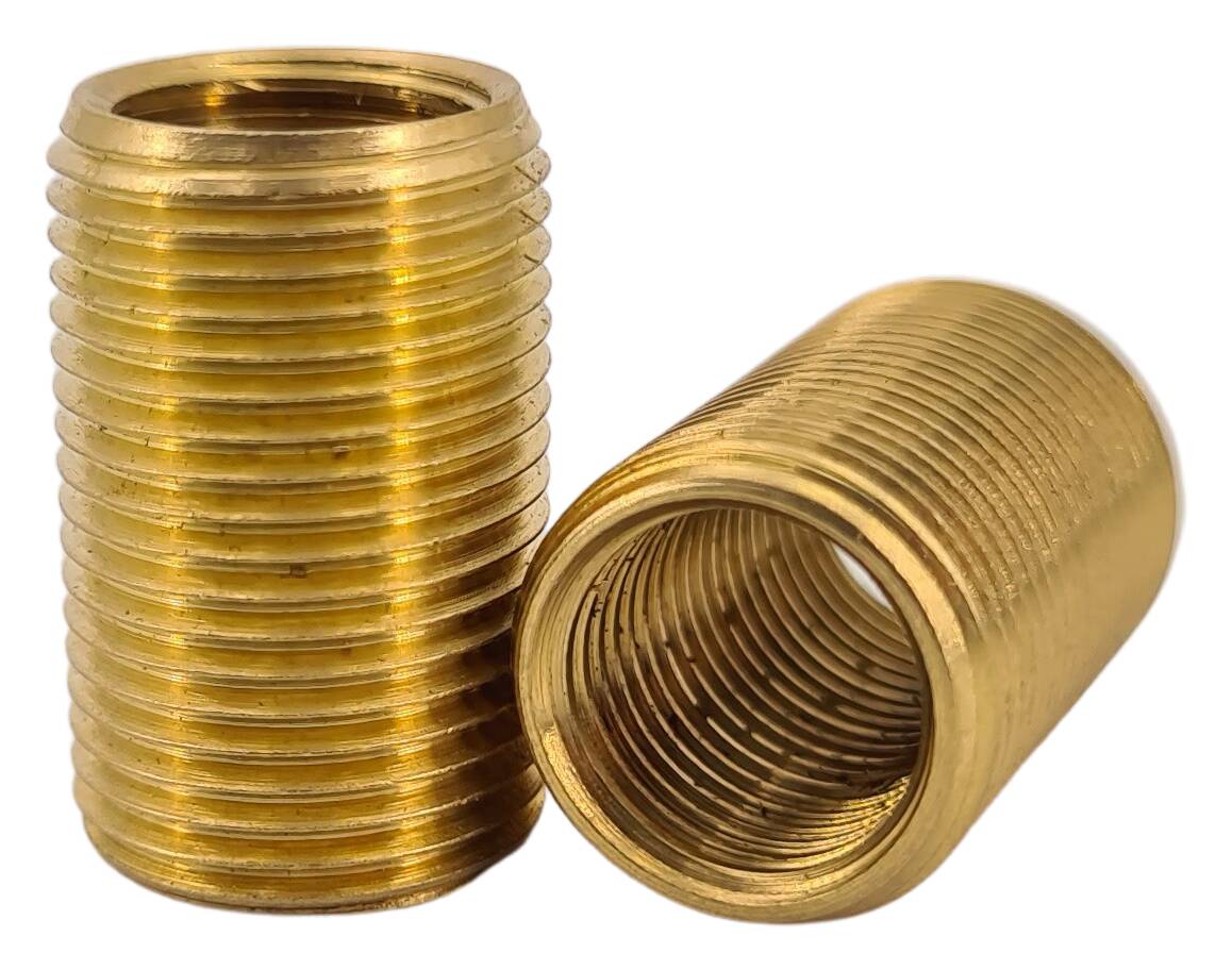 brass reducer tubes M13x1x20 male M10x1 female raw