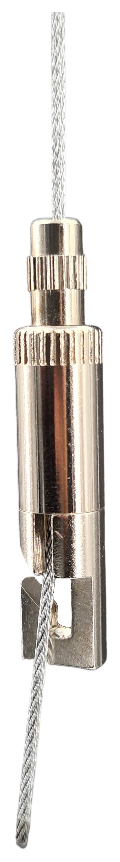 brass cableblocker angular suspension hook with cap 9x34 hook 9,0/3,0 mm nickel
