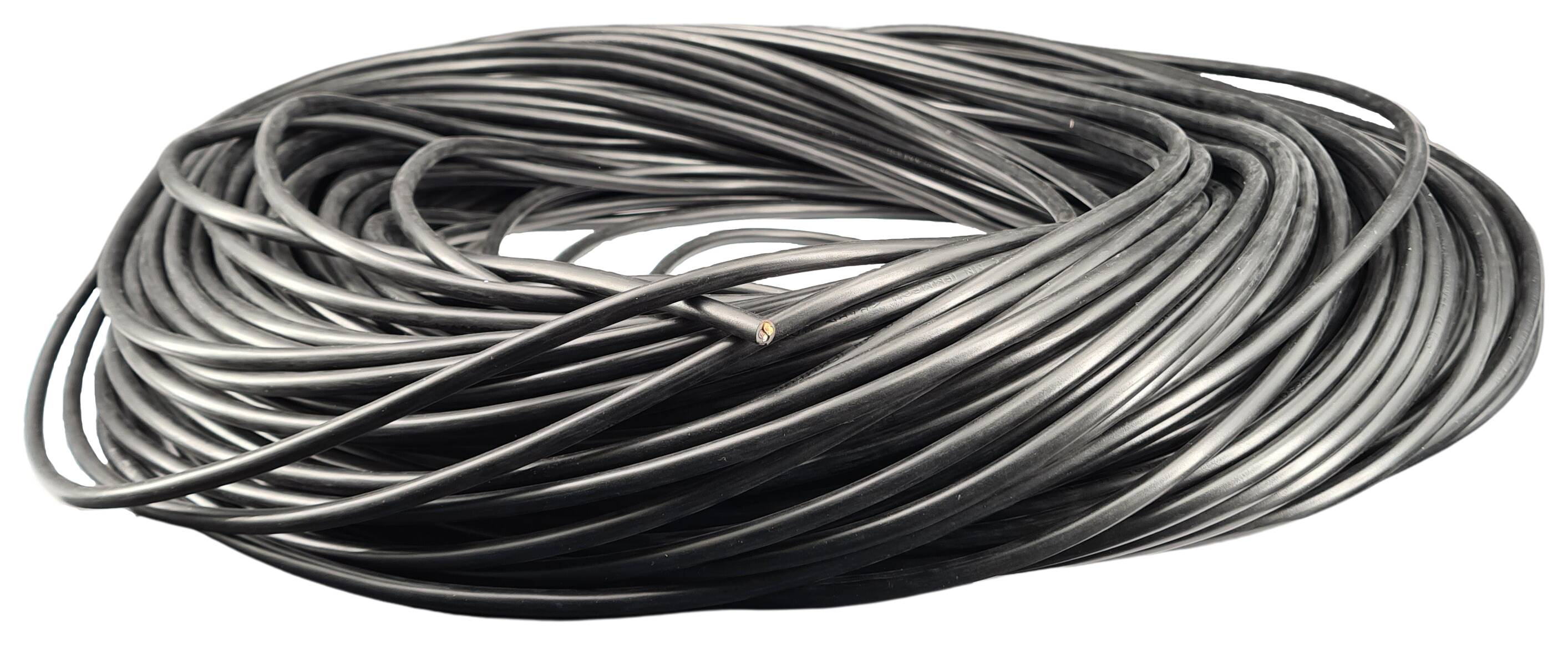 Kabel 4G 0,75 H03VV-F rund schwarz