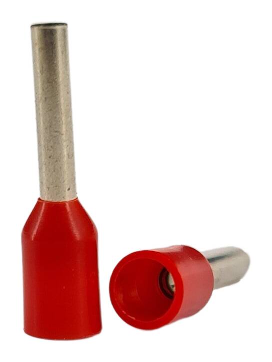 wire-end sleeve with ISO 1,00 mm² red DIN 46228