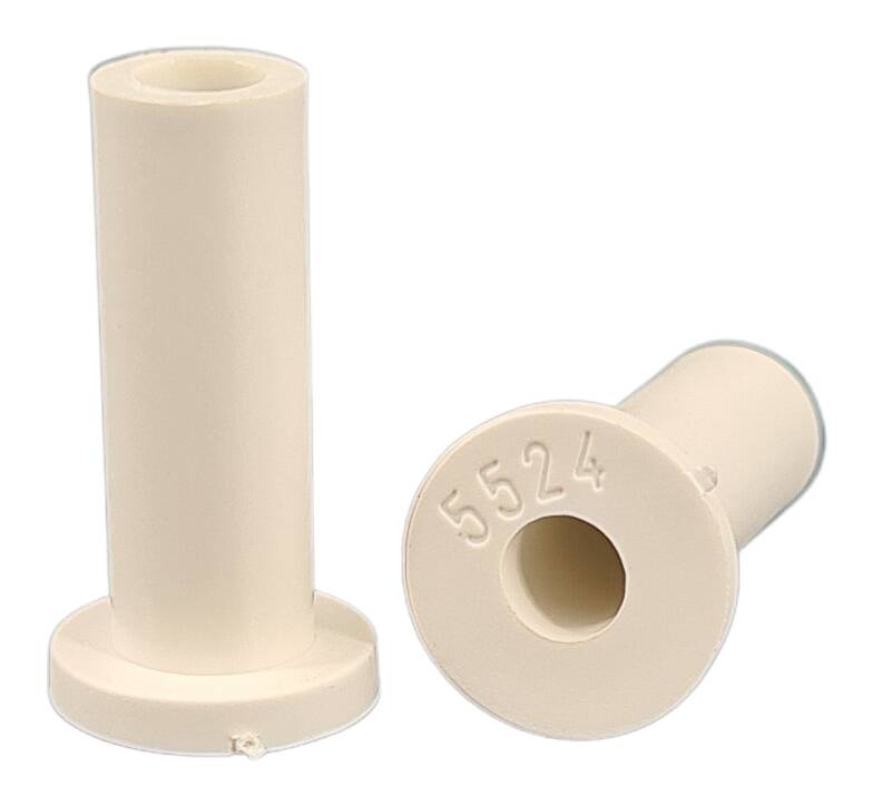 cable grommet 11x21 through 4,1 mm PA66-RV white
